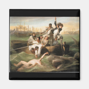 Imán Watson y el tiburón, por John Singleton Copley