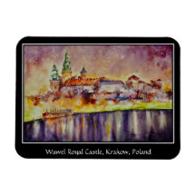 Wawel con pintura EVE, Cracovia, Polonia