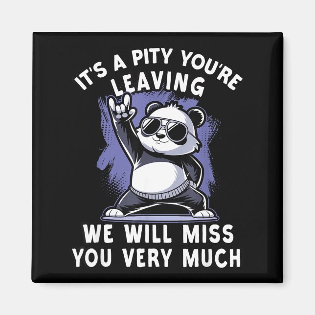 Imán We`ll Miss You Farewell Coworker, Office Sendoff & (Frente)