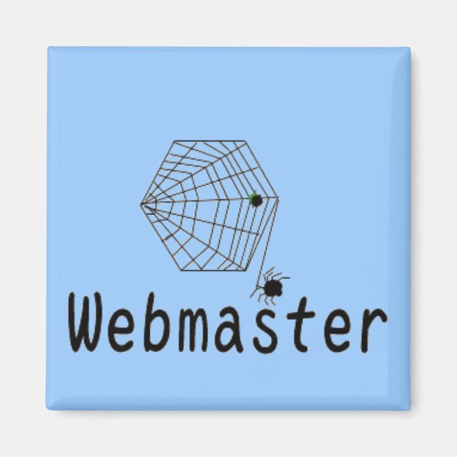 Imán webmaster. (Frente)