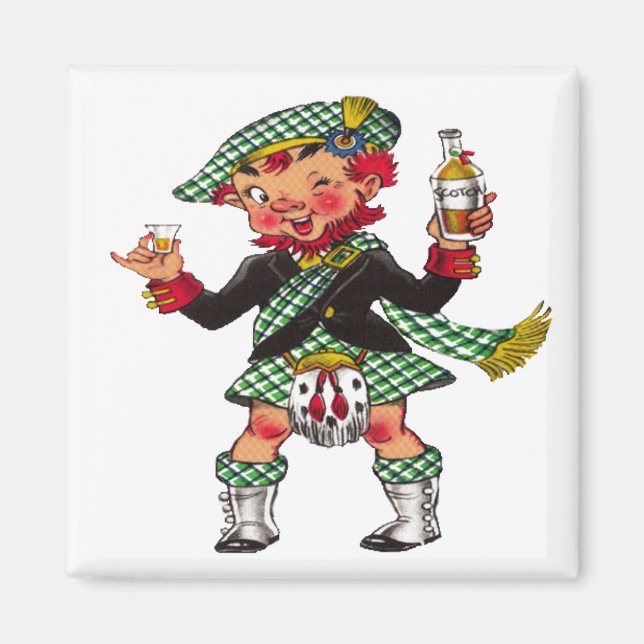 Imán Wee Bit O' Scotch Magnet (Frente)