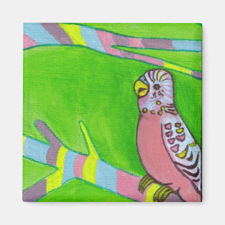 Imán wee pink budgie