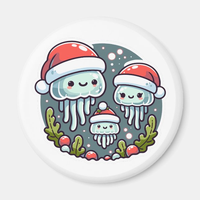 Imán Weihnachten Quallen Familie (Frente)