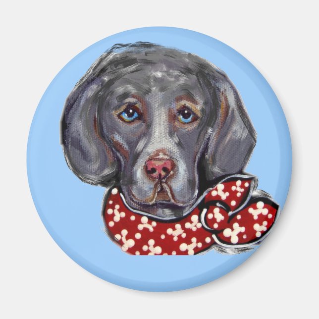 Imán Weimaraner (Frente)
