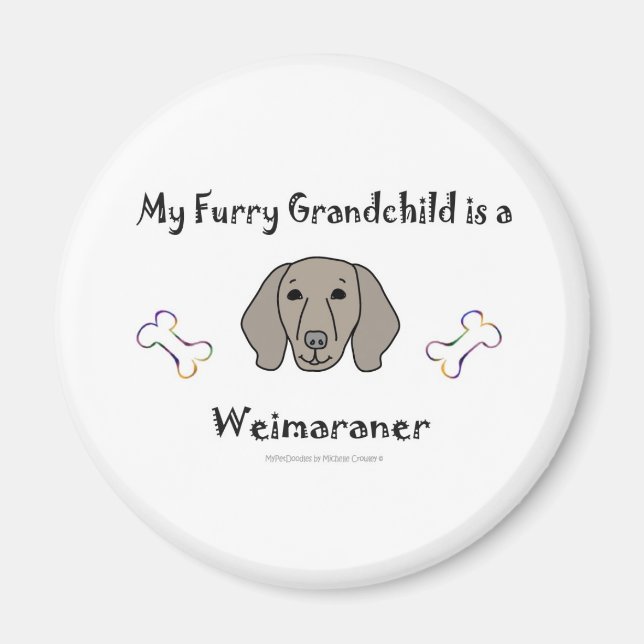 Imán Weimaraner (Frente)