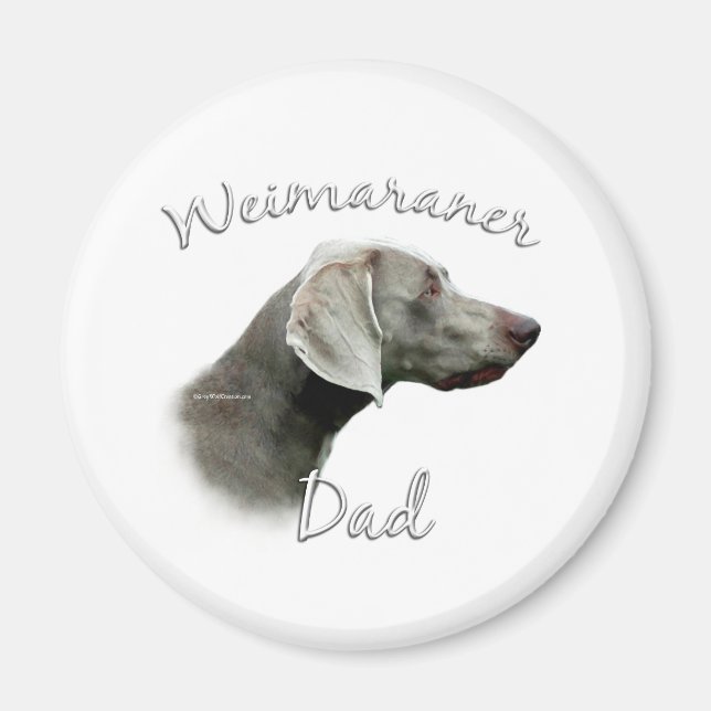 Imán Weimaraner Dad 2 (Frente)