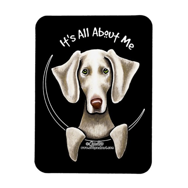 Imán Weimaraner IAAM (Vertical)