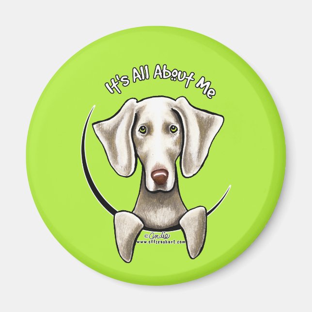 Imán Weimaraner IAAM (Frente)