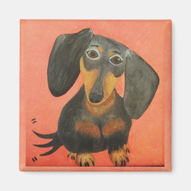 Imán Weiner Dog Magnet (Frente)
