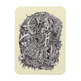 Imán Weirdhead por Brian Benson