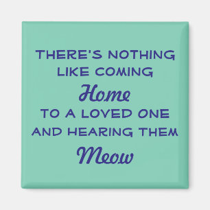 Imán Welcome Home Meow