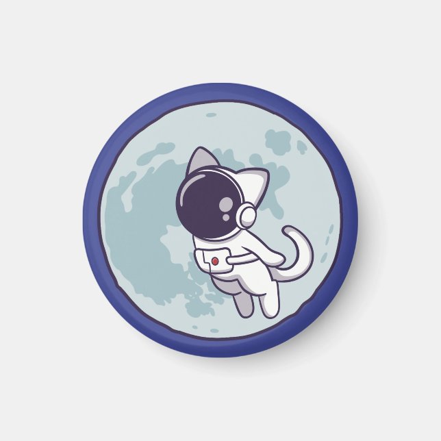 Imán Welcome to the Meoid - Moon Mission (Frente)