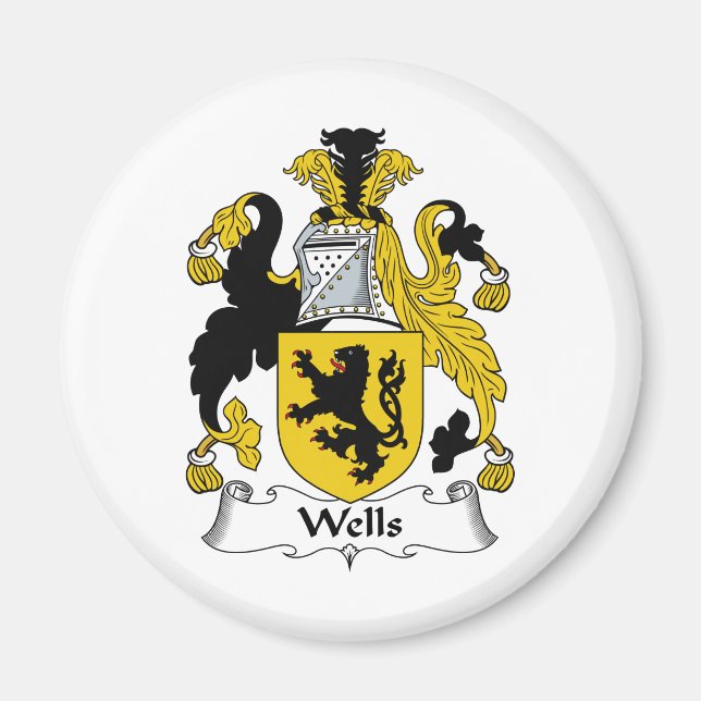 Imán Wells Family Crest (Frente)