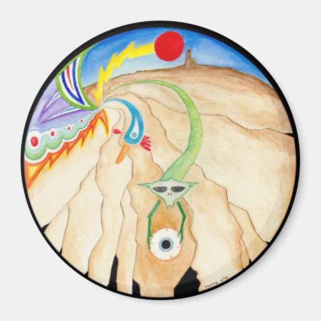 Imán "Wellspring" Mandala Magnet (Frente)