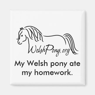 Imán Welsh Pony & Cob Society of America