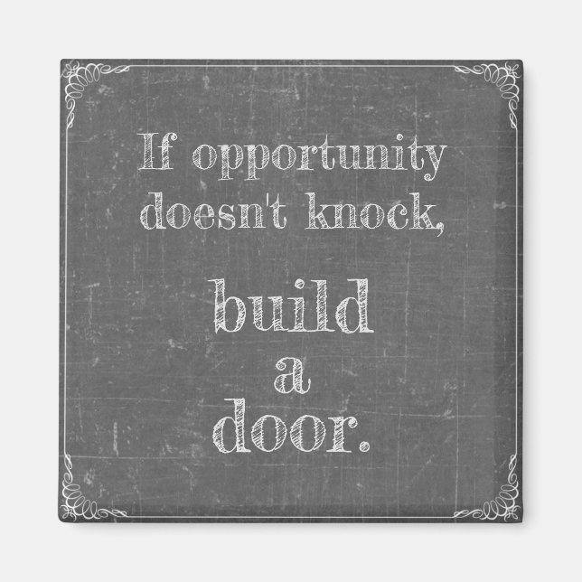 Imán Wenn Gelegenheit nicht klopft (Frente)