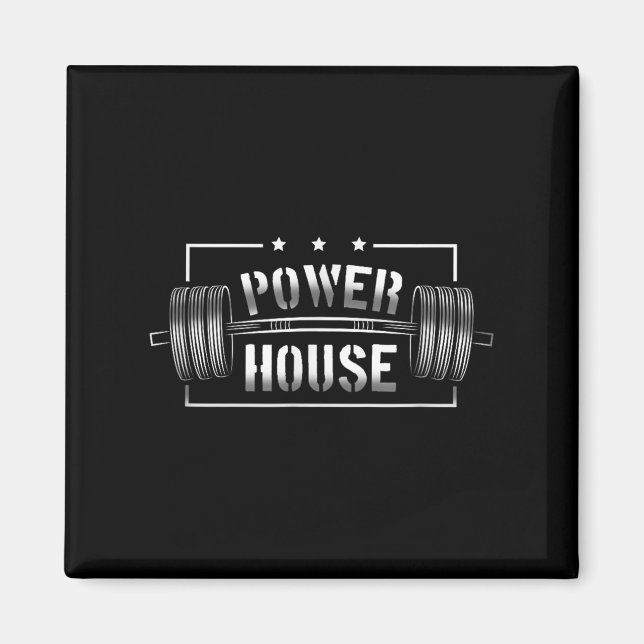 Imán Wer House Gym Motivation Bold Statement  (Frente)