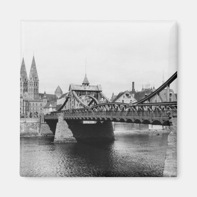 Imán Weser Bridge, Bremen, c.1910 (Frente)