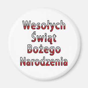 Imán Wesolych Swiat Bozego Narodzenia
