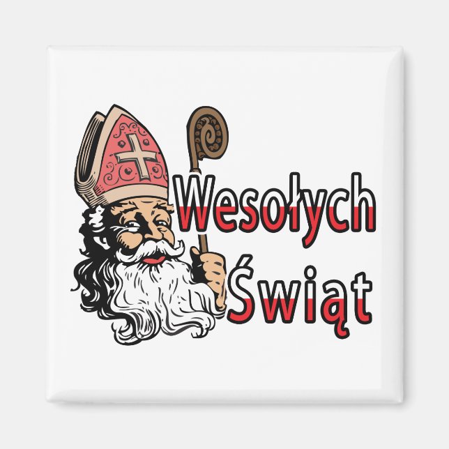 Imán Wesolych Swiat St. Nicholas (Frente)