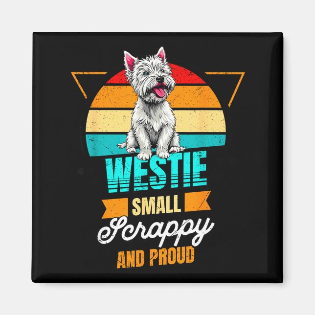 Imán West Highland White Terrier Lover Funny Westie Dog (Frente)