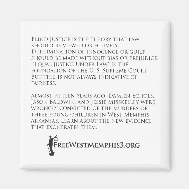 Imán West Memphis Tres ATA-MAGNET (Frente)