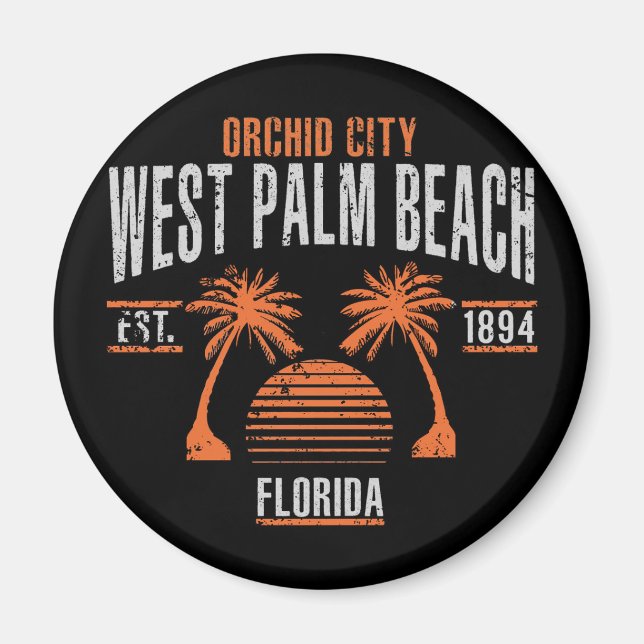 Imán West Palm Beach (Frente)