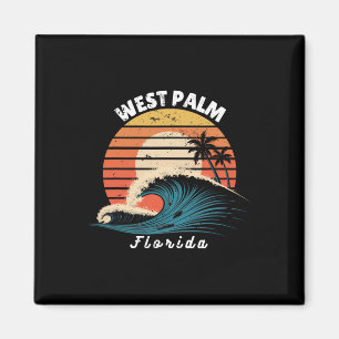 Imán West Palm Beach Florida Mujeres Hombres Surfboardi
