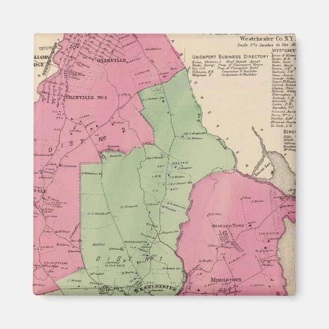 Imán Westchester, NY (Frente)