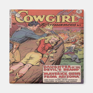 Imán Western Cowgirl Romance