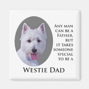 Imán Westie Dad Magnet