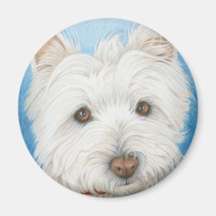 Imán Westie Dog