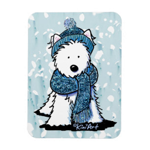 Imán Westie Flexi Magnet