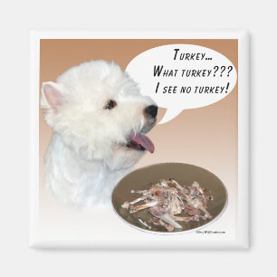 Imán Westie Turkey Magnet