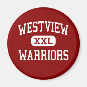 Imán Westview - guerreros - High School secundaria -