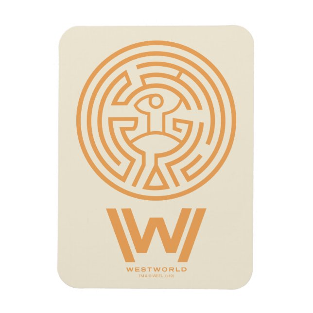 Imán Westworld | Símbolo de Maze (Vertical)