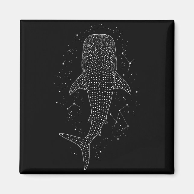 Imán Whale Shark Constellation Marine Life For Animal L (Frente)