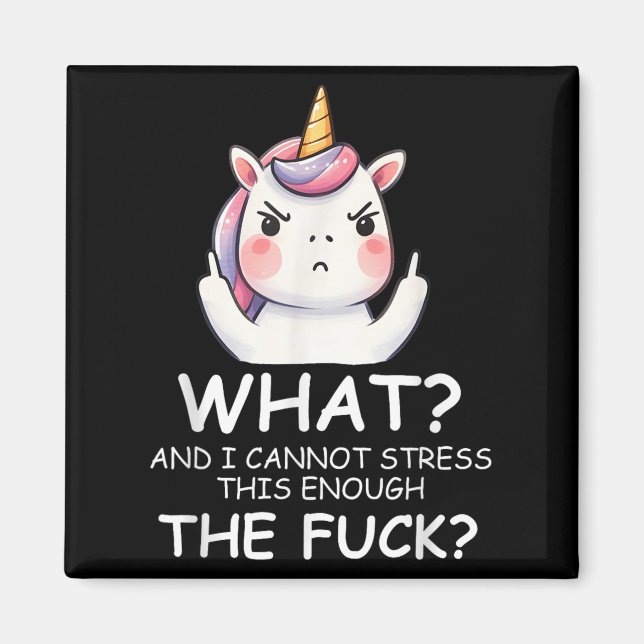 Imán What &amp; I Cannot Stress This Enough The Fck Sig (Frente)