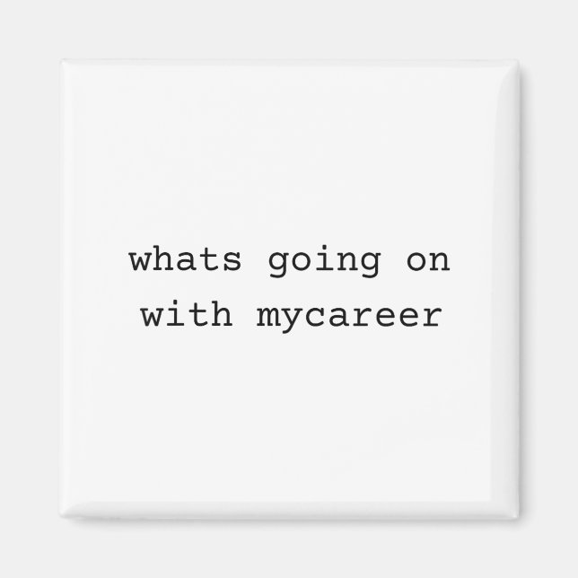 Imán What Going On With My Career  (Frente)