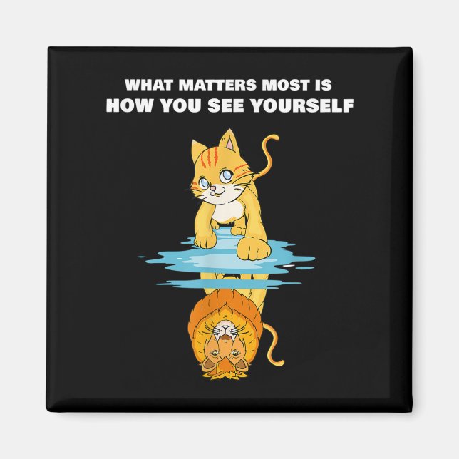 Imán What S Most Is How You See Yourself Motivational L (Frente)