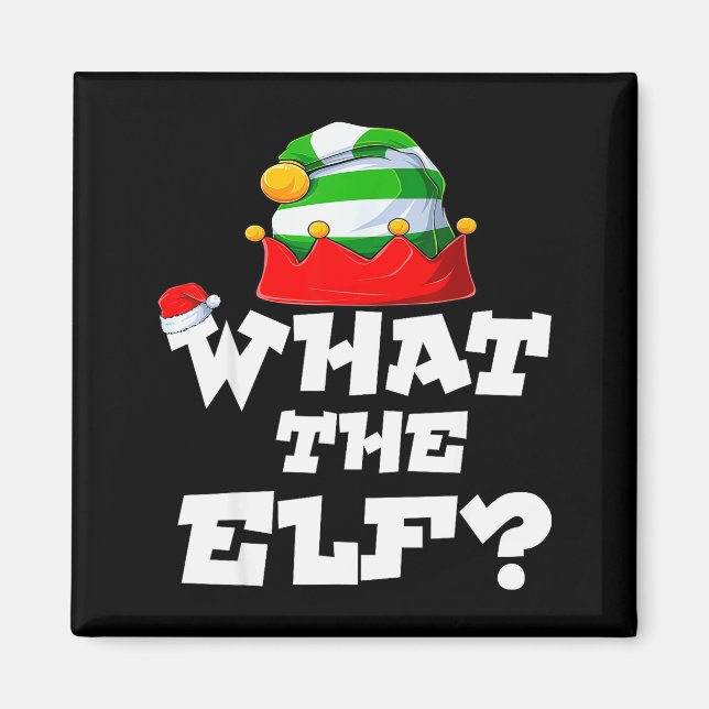Imán What The Elf _ Family Matching Christmas Group Paj (Frente)
