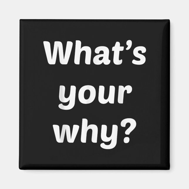 Imán What's Your Why Insring Motivational Entrepreneur  (Frente)
