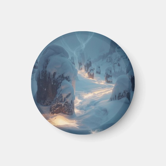 Imán Where Light Wanders in Winter (Frente)