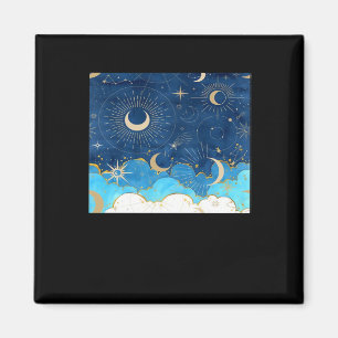 Imán Whimsigoth Clouds Sun Moon WitchClassic
