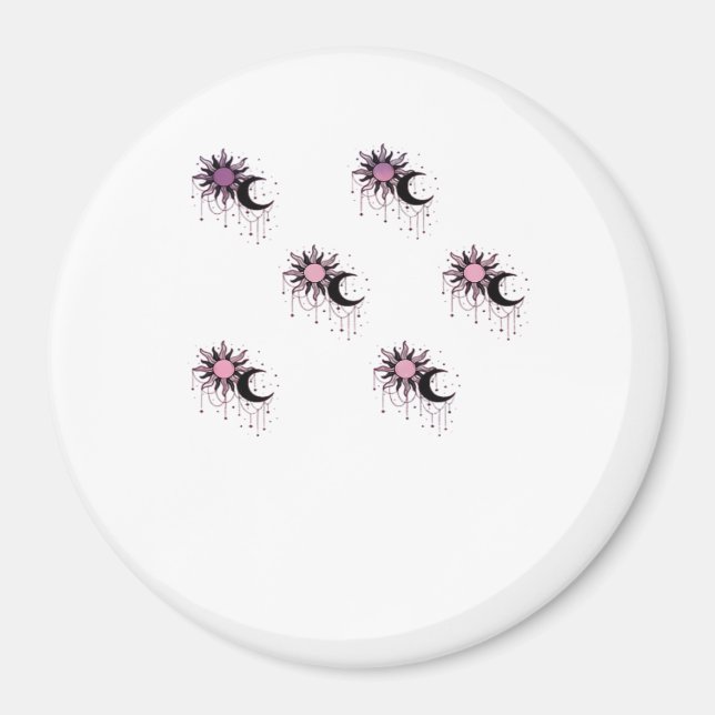 Imán Whimsigoth Sun Moon Witchen (Frente)