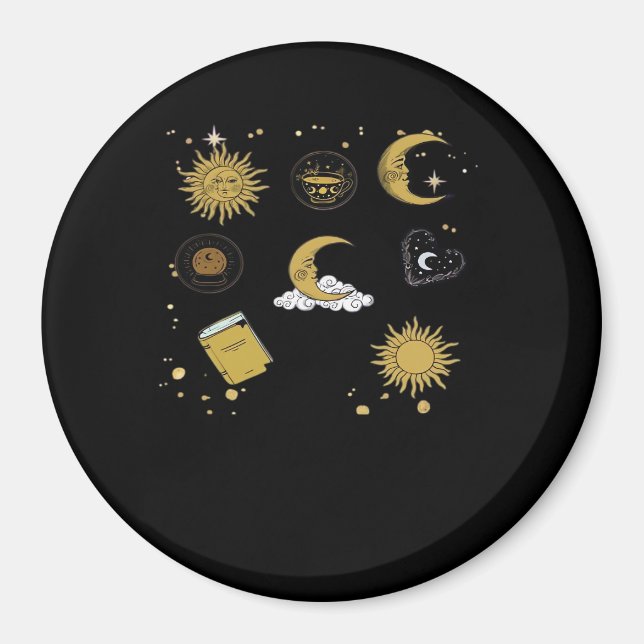 Imán Whimsigoth Sun Moon Witchen Classic (Frente)