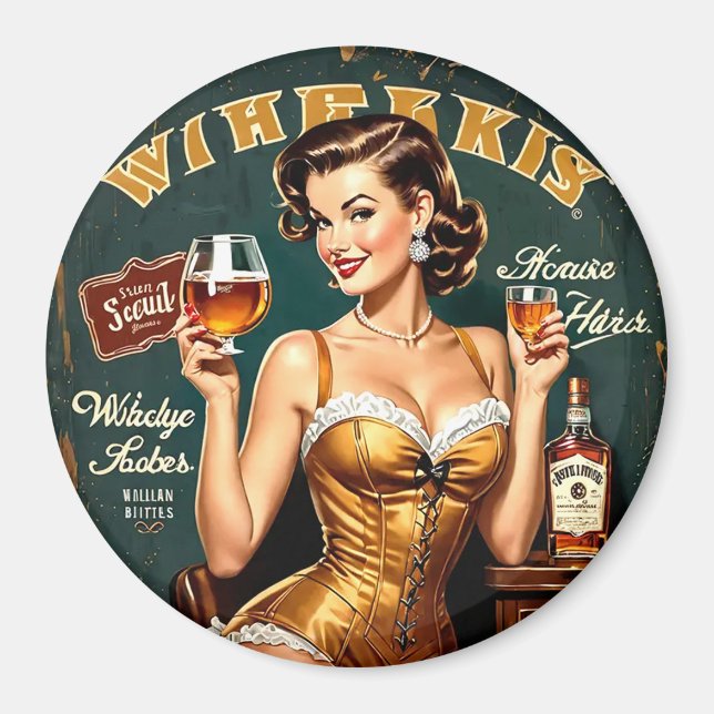 Imán Whiskey (Frente)