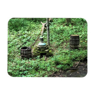 Imán Whiskey aún en Mabry Mill, VA