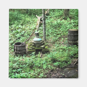 Imán Whiskey aún en Mabry Mill, VA