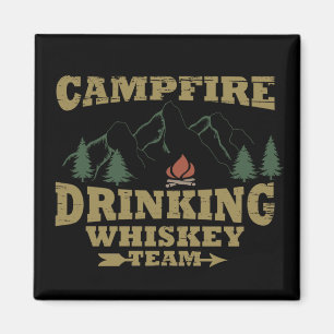 Imán Whiskey cita graciosos dichos de camping